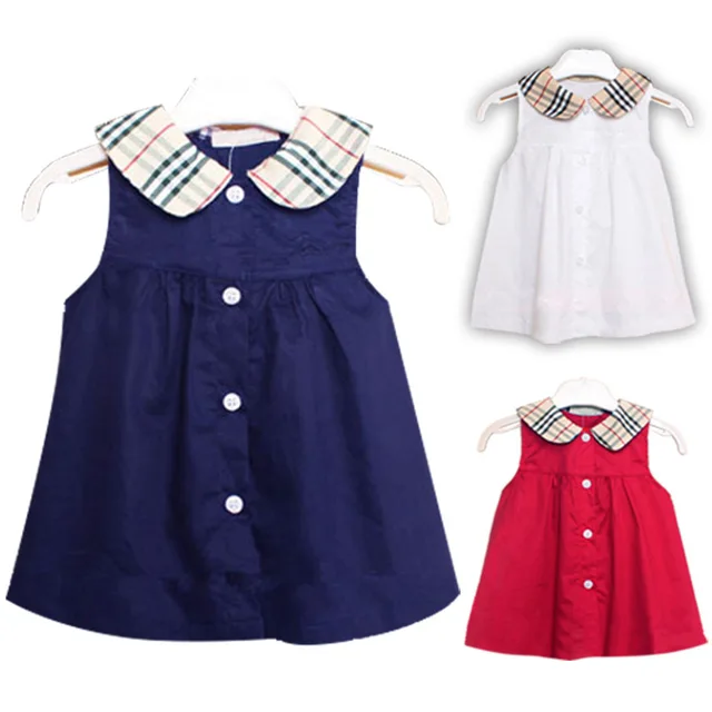 Fashion Baby Girl Dress Clothing Brand Name Infanf Girls Summer