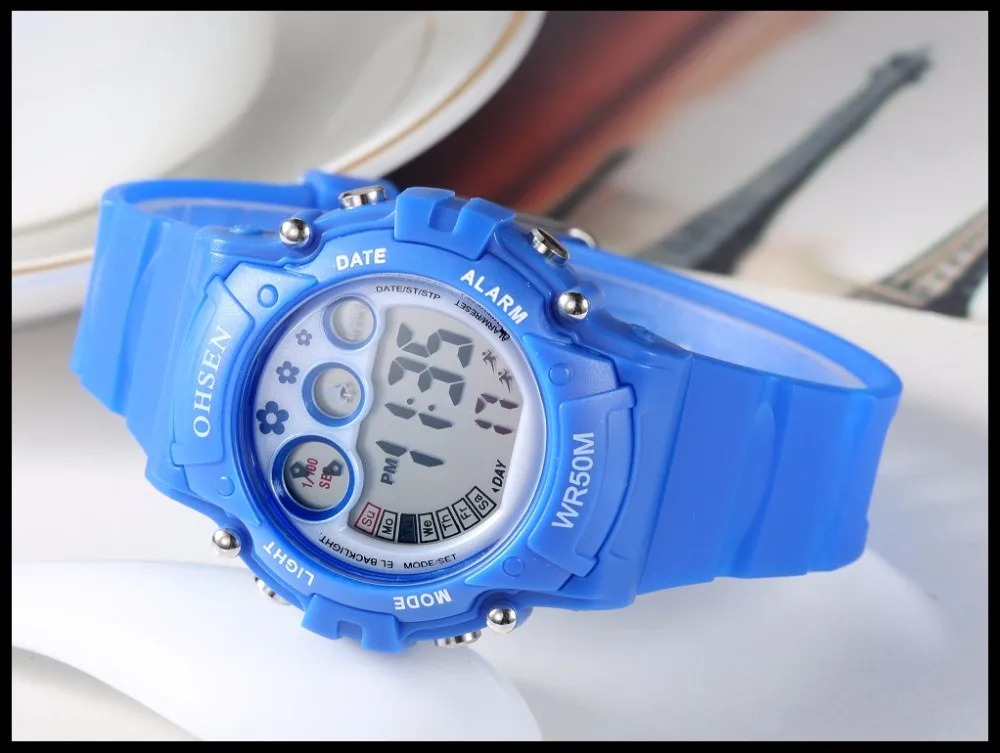 New Ohsen Unisex Watch Fashion Casual Watches Relogio Masculino Students Sports For Men Women Water Resistant Alarm Wristwatches (25)