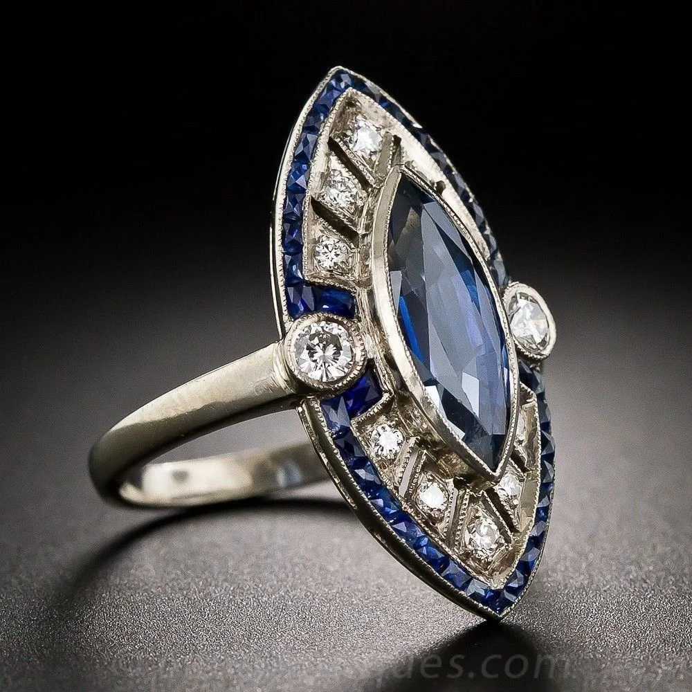 Yi qi булавки для женщин ювелирные изделия принцессы 4.2CT Cut огромный серебристый