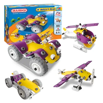 

Children DIY Intellectual Desktop Concept Assembly Building Block and Parent-Child Interactive Screw Assembly Toy Model Gift