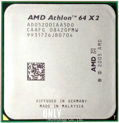 Процессор amd Athlon 64x2 5200+ 2,7 ГГц 1 Мб кэш AM2 socket 940 pin двухъядерный настольный процессор