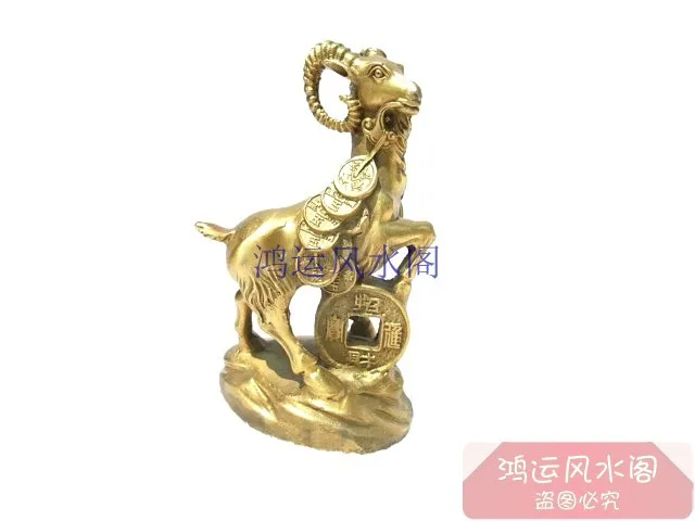 

Bronze statue copper Small sheep decoration home decoration