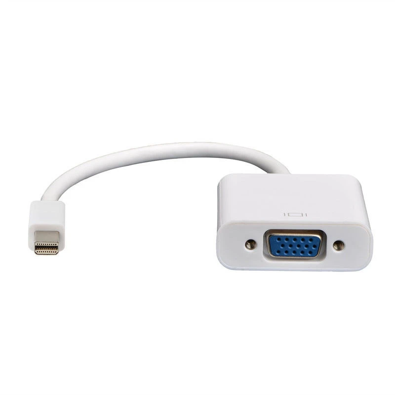 Новое поступление 1 шт. 2 цвета мини Thunderbolt DP к VGA видео кабель-адаптер для Apple Macbook Pro Air Mac Mini