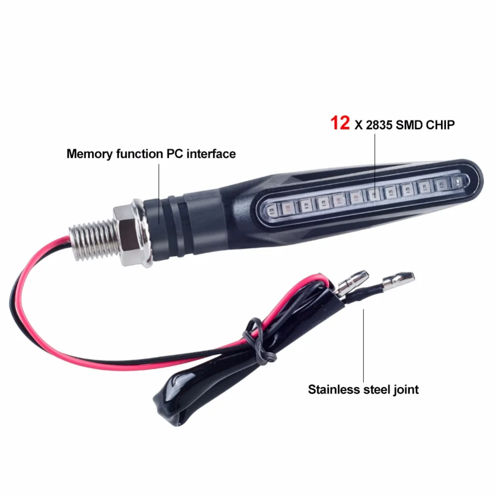 LED motorcycle Atmosphere light 10MM hole flowing water flicker led moto turn signal Indicators Blinker Flexible Bendable lamp LED motorcycle Atmosphere light 10MM hole flowing water flicker led moto turn signal Indicators Blinker Flexible Bendable lamp