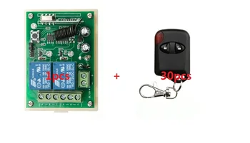 

DC12V 2CH Wireless Remote Control Switch System teleswitch 1* Receiver +30* cat eye Transmitters for Appliances Gate Garage Door