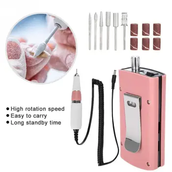 

Electric Rechargeable Nail Drill Machine Pedicure Polishing Grinding File Drill Manicure Pedicure Set Nail Polisher Equipment