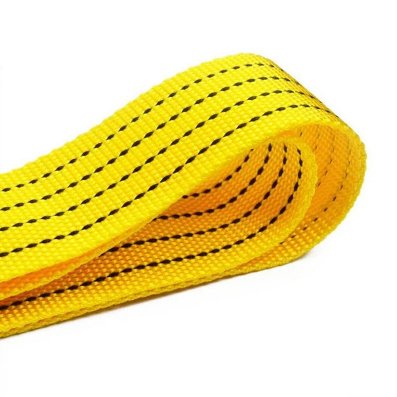 300cm 4 Tons Universal Car Tow Cable Towing Strap Connector Hooks Rope Furniture Moving Belt for Boat Car Truck Trailer Jeep SUV