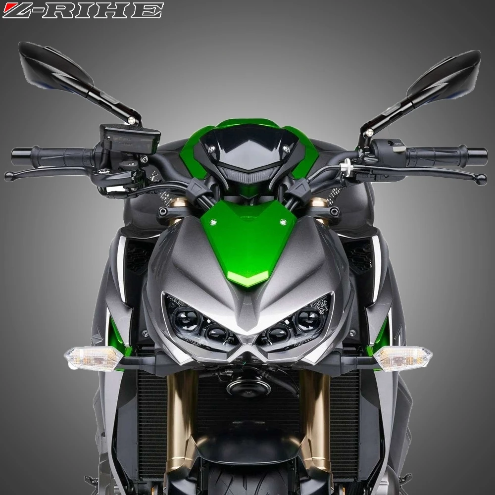 Универсальные зеркала для мотоциклов боковые заднего вида KAWASAKI Z1000 Z900 Z800 Z750R Z750S