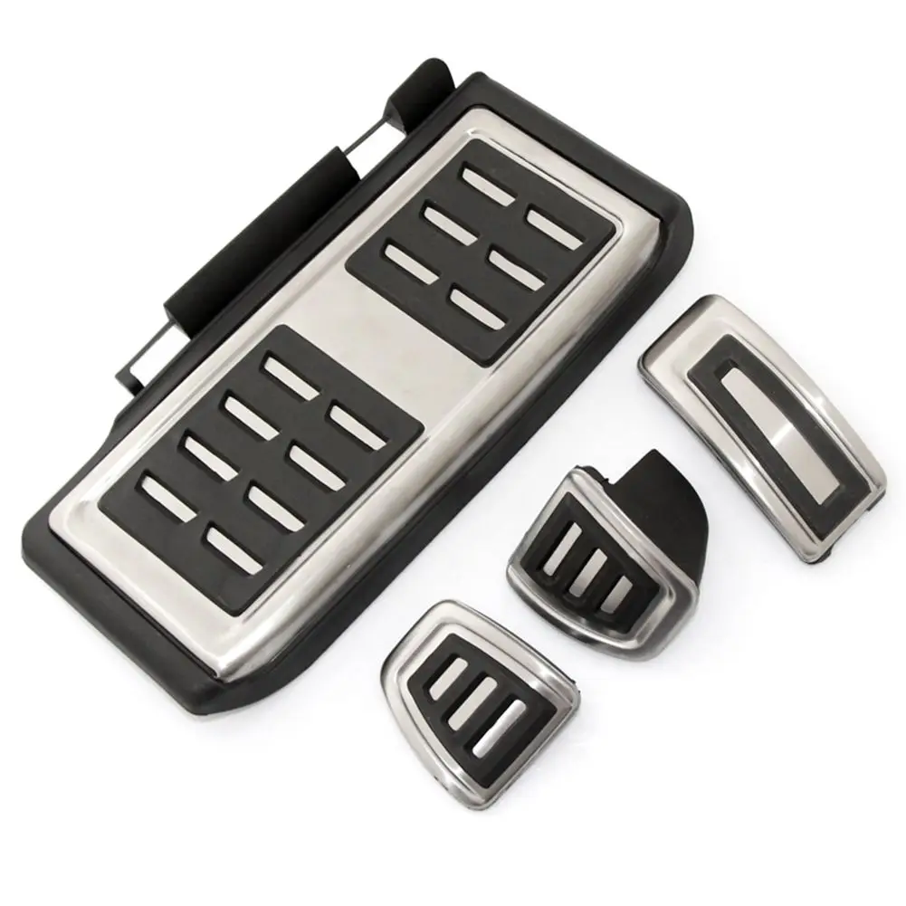 

Car Styling Sport Fuel Brake Dead Pedal Cover Set DSG For Seat Leon 5F MK3 For Octavia A7 For golf 7 Auto AccESSories:4pcs MT