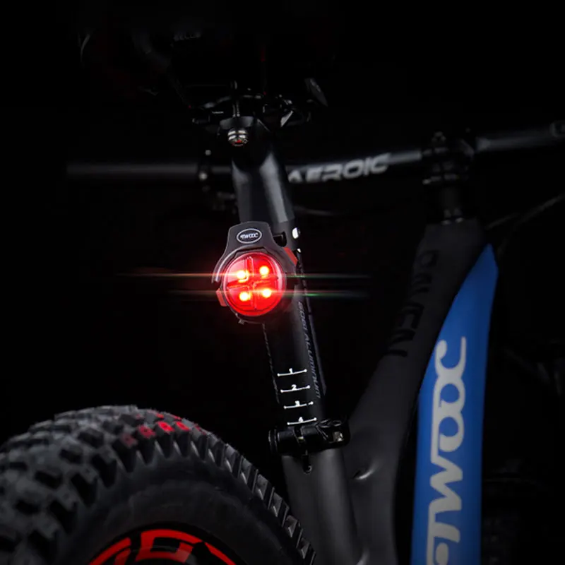 Flash Deal TWOOC Bicycle Tail Light Brake Warning LED Rechargeable Lamp 5 Modes Optional 9.5hours Runtime Battery Indicator Safety Lantern 3 Flash Deal TWOOC Bicycle Tail Light Brake Warning LED Rechargeable Lamp 5 Modes Optional 9.5hours Runtime Battery Indicator Safety Lantern 3