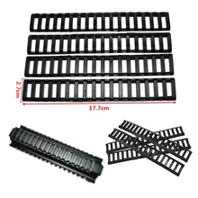 FIRECLUB 4 шт. 18 Слот " 20 мм Резиновый рельс Handguard weaverer страйкбол стиль чехлы