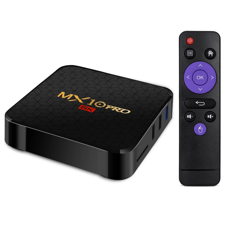  XGODY 6K Smart Android 9.0 TV Box MX10PRO 4GB 32GB/64GB Allwinner H6 Quad Core WiFi USB 3.0 HDMI 2.