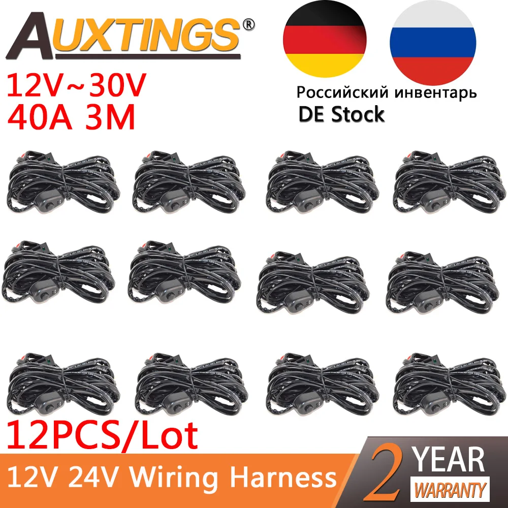 Светодиодная панель для автомобилей Auxting 12X 3 м 12 В 24 40 А|Световая рейка/рабочее