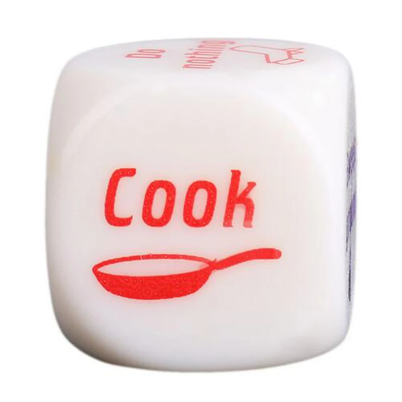 

1 pcs Creative Dice Game Toy Cute Familiy Housework Dice Division of Funny Couples Families Game Dice Fun