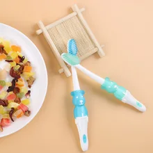 Цвет в случайном порядке! 2 шт. Милая Детская Мягкая зубная щетка с рисунком медведя детские зубные щетки для ухода за зубами инструменты