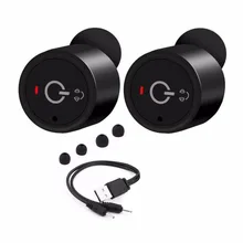 Promo offer Mini Wireless Bluetooth Earbuds With Mic True Bass Stereo Noise Canceling In-Ear Earphone Hand-free Earpiece Extra Comfort
