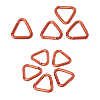 

Triangle Carabiner Outdoor Camping Hiking Keychain Snap Clip Hook Kettle Buckle