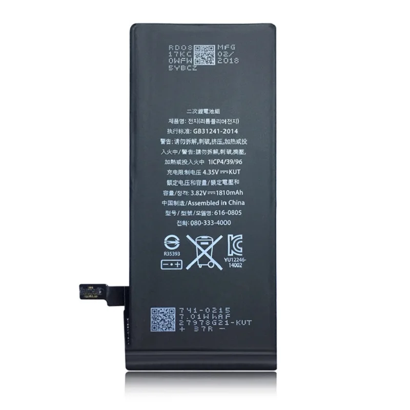2018 New for iPhone 6 Battery 100% 1810mAh Genuine Li-ion Mobile Phone Accessory Replacement  