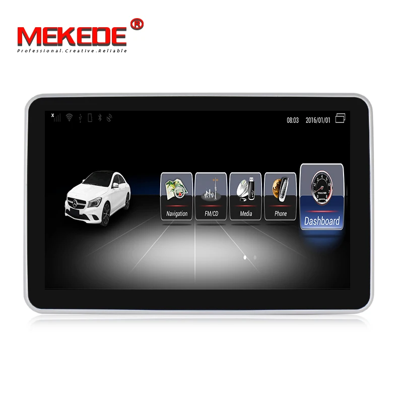 Excellent MEKEDE HD Android 7.1 for Mercedes Benz M ML W166 GL X166 GLE Car Radio Multimedia Monitor GPS Navigation Bluetooth Head Unit 2