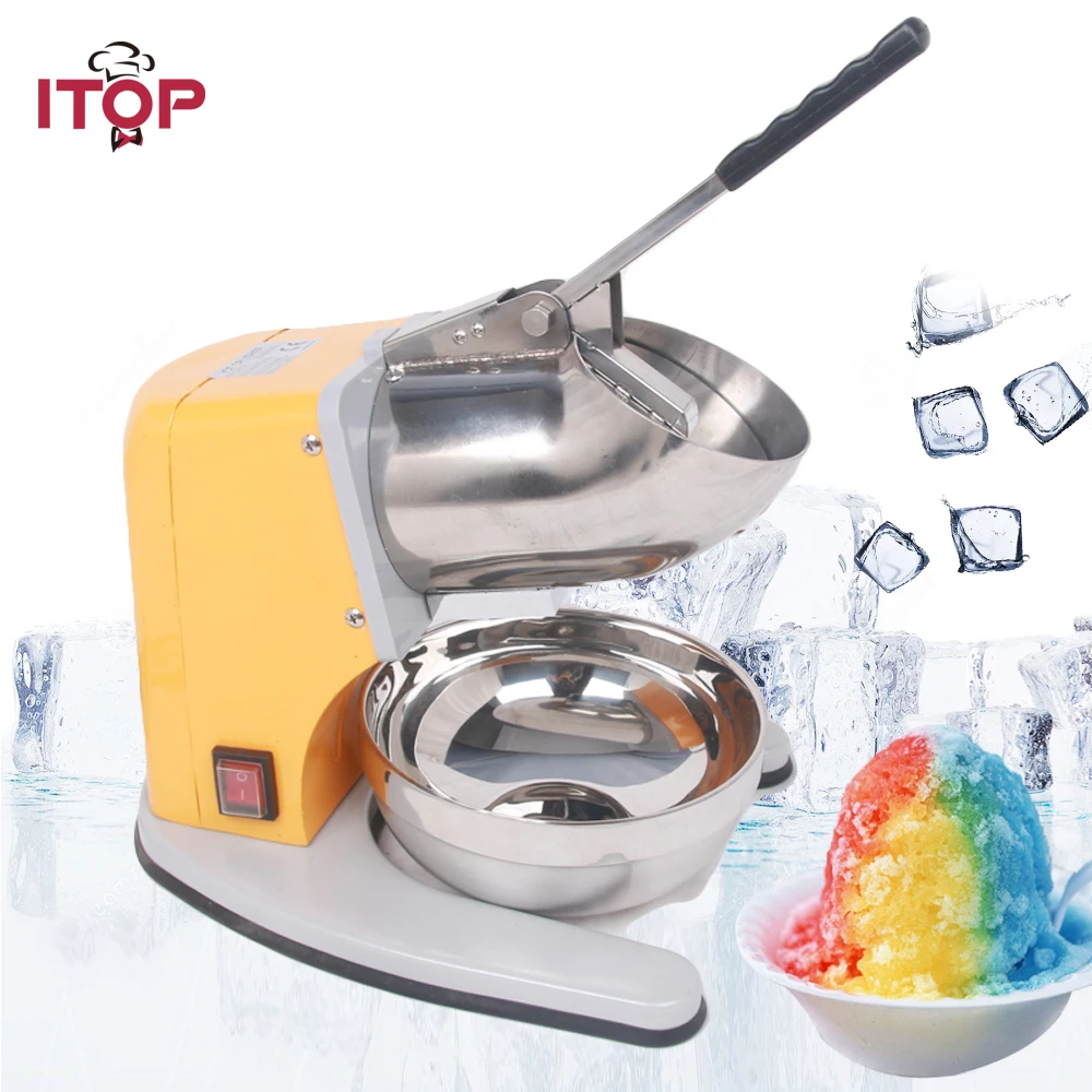 Hot sale Stainless Steel Electric Ice Shaver Manual Ice Crusher Machine