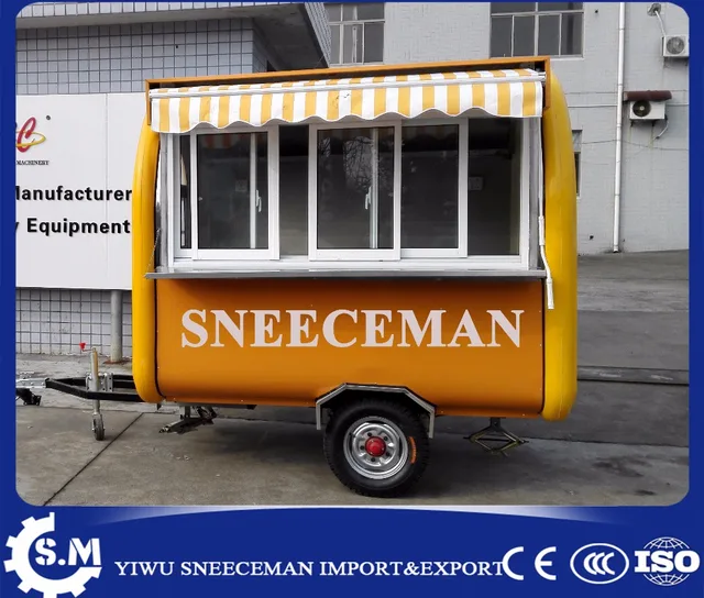 chinese traction snack dining cart with rain shed cheaper food trailer