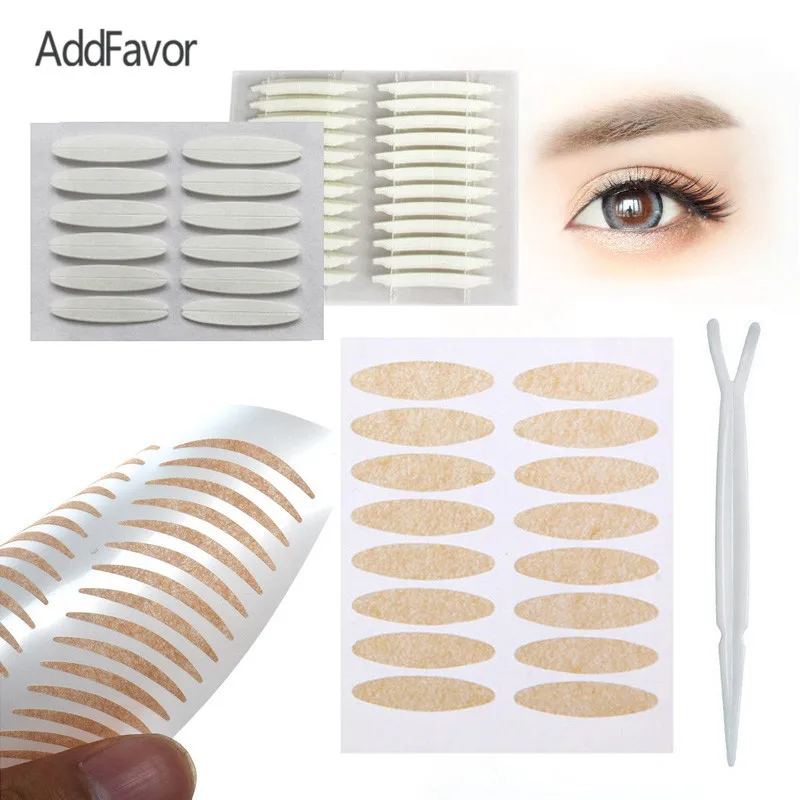 

AddFavor Double Eyelid Sticker Invisible Eyelid Paste Adhesive Eyes Makeup Tool Natural Eyelid Lifter Hidden Dual Eyelid Tapes