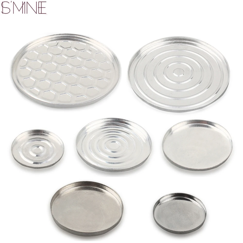ISMINE Round Pans Empty Makeup Pans Aluminum Iron Pan for Eye