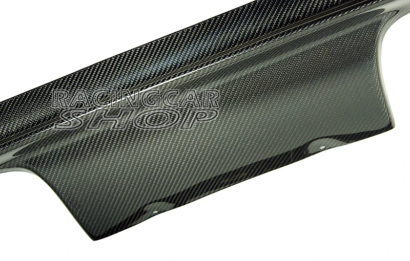 CSL STYLE FULL REAL CARBON FIBER DIFFUSER 4P EXHAUST FOR BMW 3-Series E46 M3 bumper