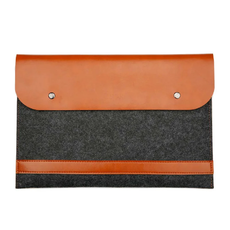Wool Felt Sleeve Bag Case For Macbook Air Pro Retina 11 13 15 inch Laptop Carry Bag Pouch For Acer Dell Lenovo Notebook Cover (24)