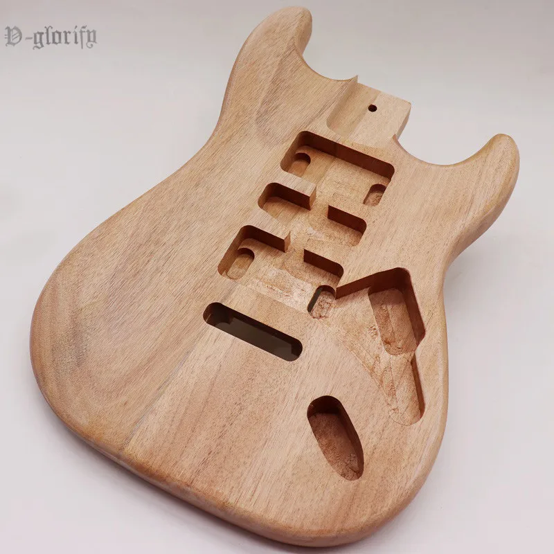 2 pc wood combine ST electric guitar body okoume wood guitar bodyin