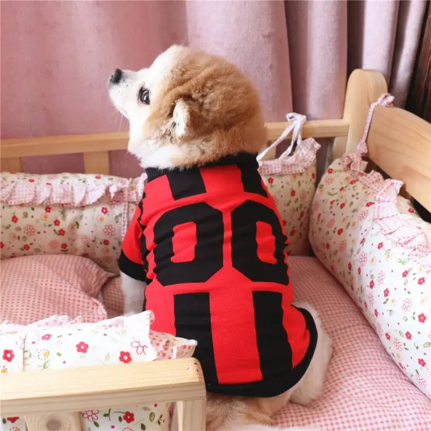 NewPet Dog Football Vest Clothes for Dogs Costume Sports Pet Clothes