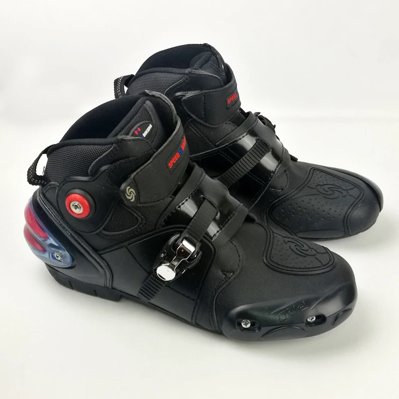 Riding Tribe boot motorcycle racing boots men motocross riding shoes size 40-47 black color , A9003