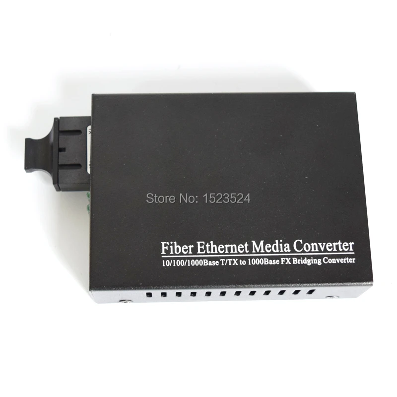 High Quality Dual Fiber Media Converter SM 20km SC Gigabit Fiber Optical Media Converter 1000Mbps Single
