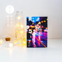 30 шт/лот городская световая открытка/поздравительная открытка/рождественские и новогодние подарки