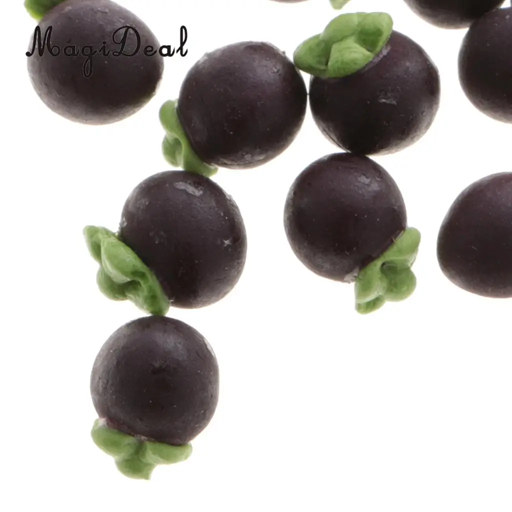 10Pcs/Lot Simulation Polymer Clay 1:12 Dollhouse Miniature Fruits Food Kitchen Restaurant Living Room Decoration Children Toys
