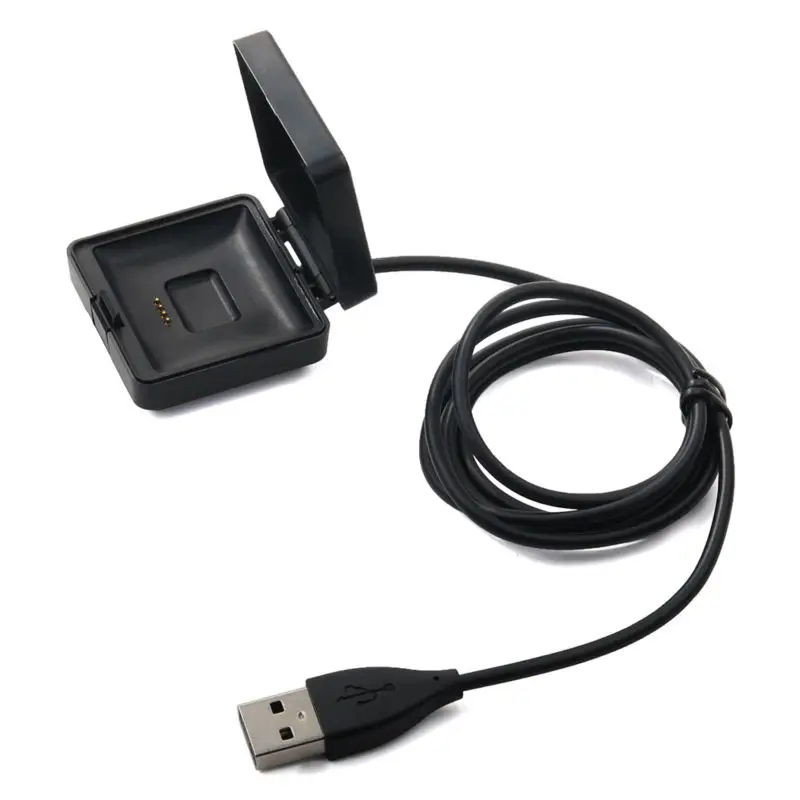50 шт./лот черный USB Мощность Зарядное устройство кабель Батарея charging Dock Колыбели для fitbit Blaze на смарт-часы