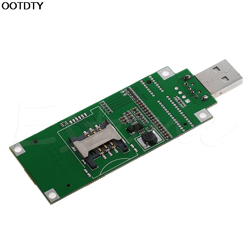 

Mini PCI-e Wireless WWAN to USB Adapter card With SIM Card Slot Module testing - L059 New hot