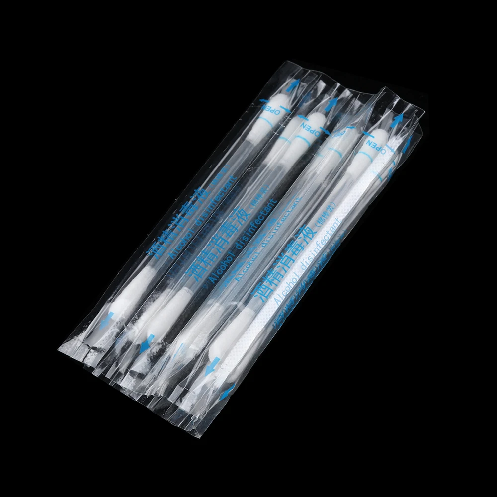 

10/20/50Pcs Disposable 75% Medical Alcohol Stick Disinfected Cotton Swab Cleaning Care Aid Tools Kit Health Care Supplies