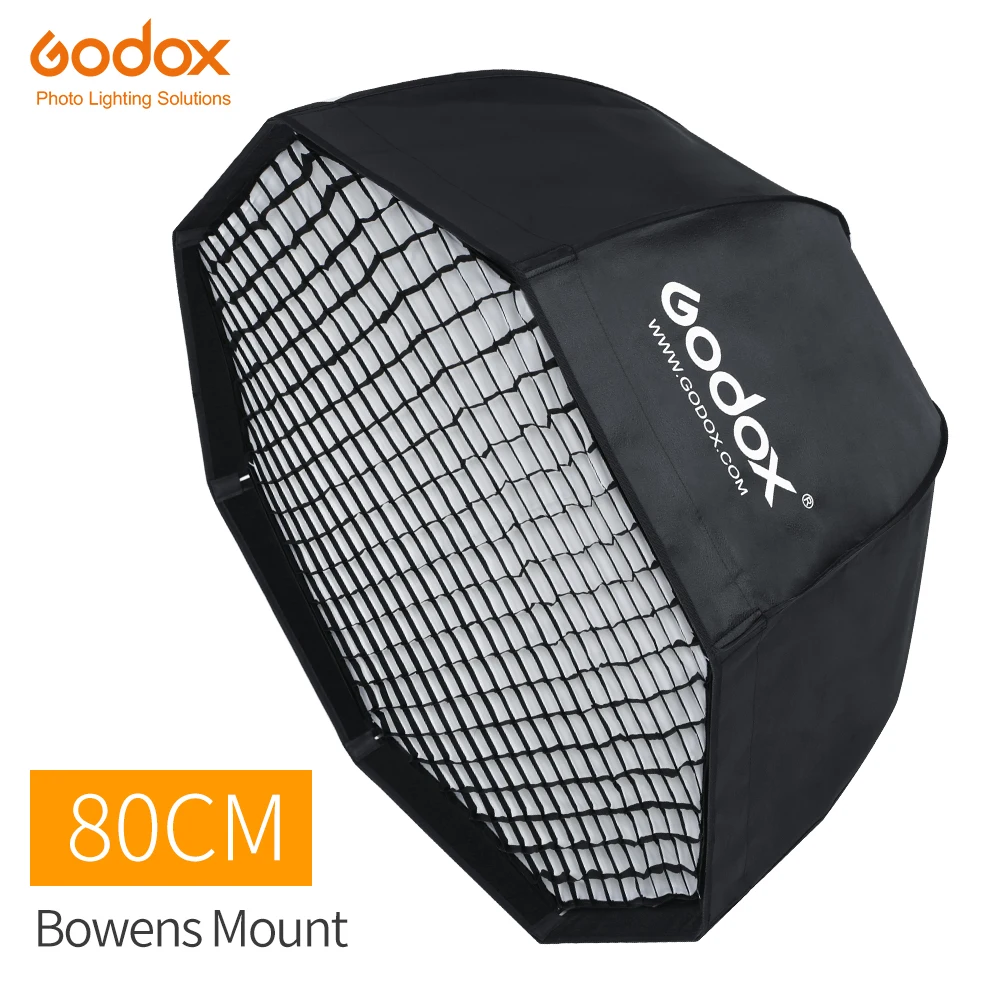 Godox80cmPortableOctagonalUmbrellaSoftboxSBUE80cm315inwith