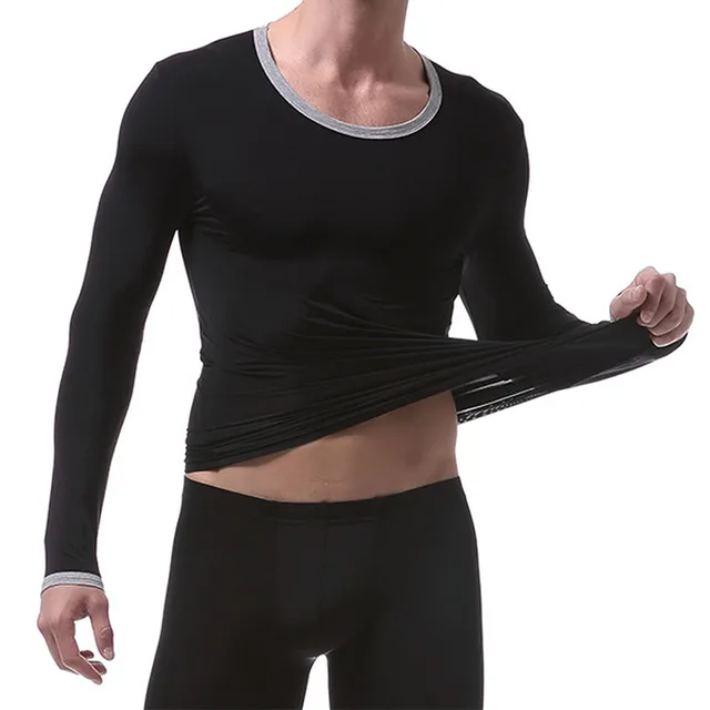 sexy men t shirt thermal tops tees sexy man ice silk male shirts plus size thermal shirts