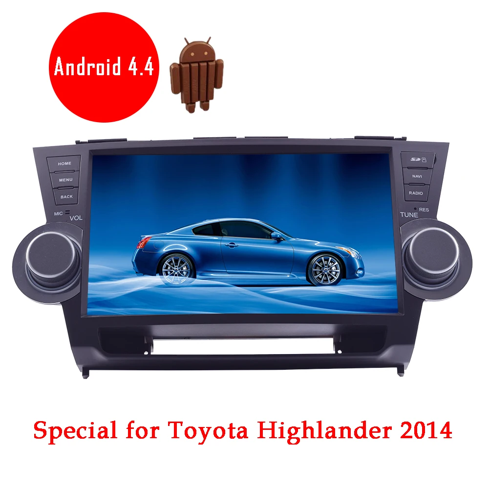 Android 4 4 AMP Sub Receiver USB Autoradio RDS Audio Radio SD 10 Car Stereo No