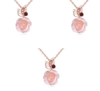 

3 Sets Rose Romance Necklace N036-3