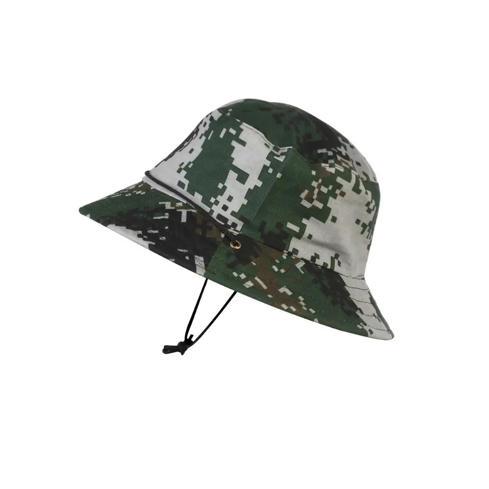 

1 Pc Summer Jungle Camouflage Boonie hat Fisherman cap bucket hat military cap for men gorro pescador
