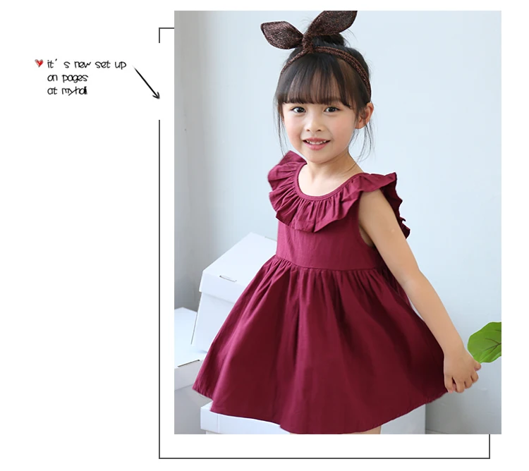 Red Pink bow dress_02