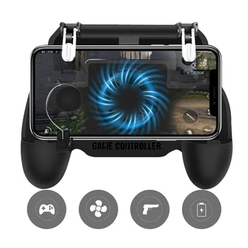 

2000mAh Charger Power Bank Heat Dissipation Cooling Fan Gamepad Game Joystick Gaming Controller Hand Grip for Mobile Phone PUBG