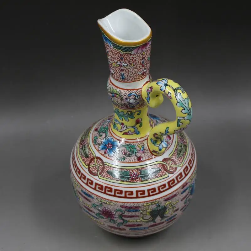Qianlong year ewer предметы интерьера ретро пастельные линии украшения антикварный