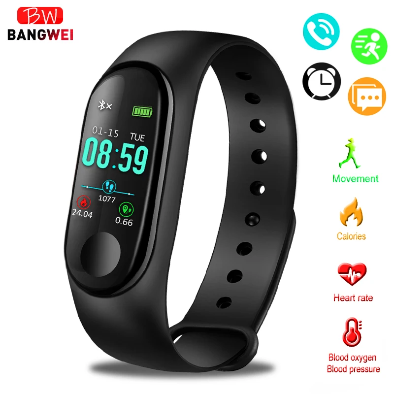 

Smart bracelet Women Luxury Brand LIGE Smart watch Heart rate blood pressure oximetry detector IP67 waterproof fitness tracker