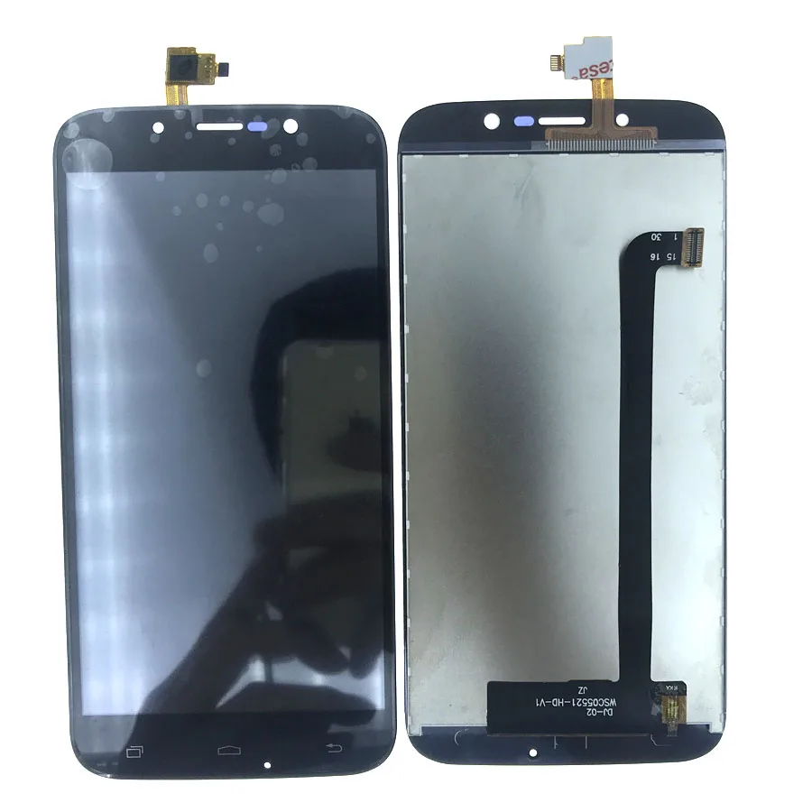 

WISECOCO IN Stock 100% Tested 5.5 Inch LCD For Bravis A553 Lcd Screen Display +Touch Panel Digitizer Glass+Tracking Number