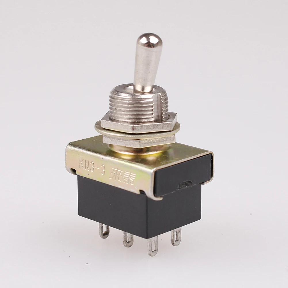2 позиционный 6 терминалов DPDT Черный тумблер AC 220V/3A 110V/6A|Выключатели| |