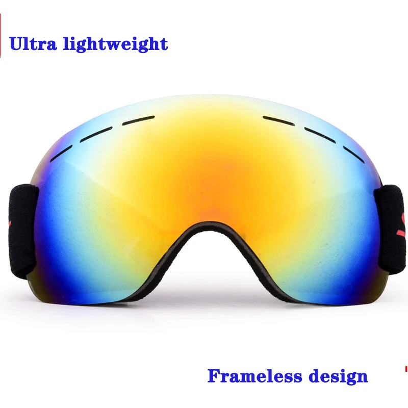 

Large spherical goggles with fog-proof, windbreak and sand-proof for adult outdoor sport climbing and skiing for wowen man